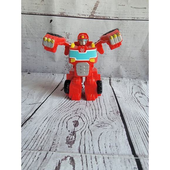 Transformers Rescue Bots Rescan Heatwave the Fire-Bot Truck Playskool Heroes Toy - Picture 1 of 8